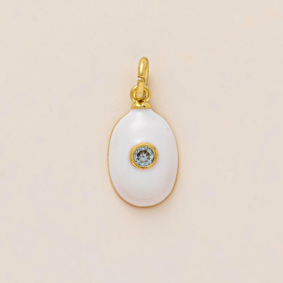 Colorful 12 Birthstones Zircon Charm Round Square DIY