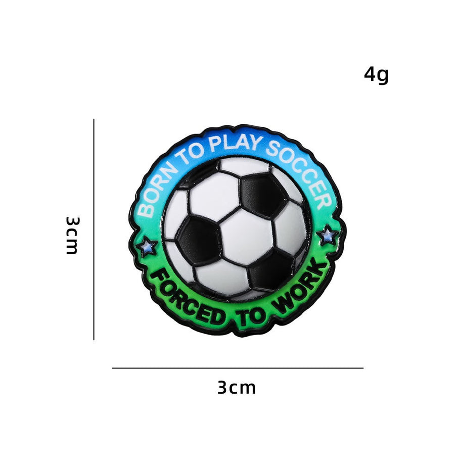 Soccer Enamel Pin | World Cup Badge | Backpack Accessory