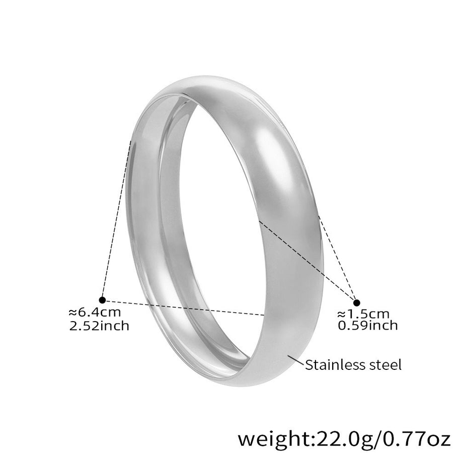 Large Plain Bangle JMZ478