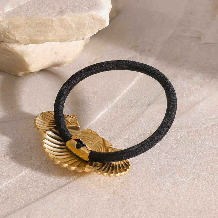 Titanium Steel Hair Tie Ponytail Elastic JXHW2407038