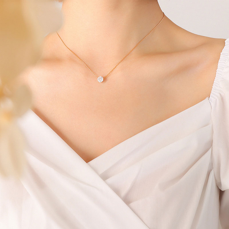 CZ Clavicle Chain