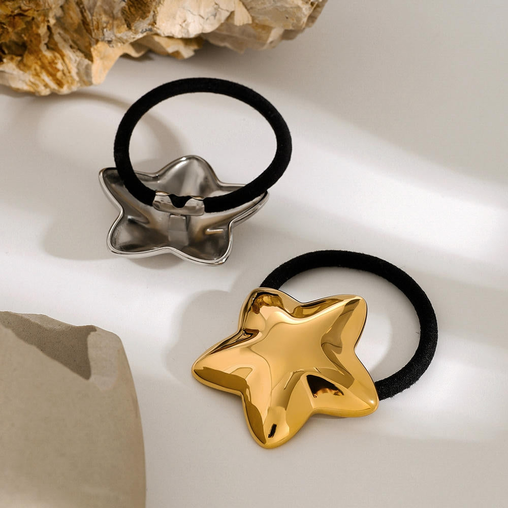 High End Star Hair Tie Metal Hair Accessory JXH2406002