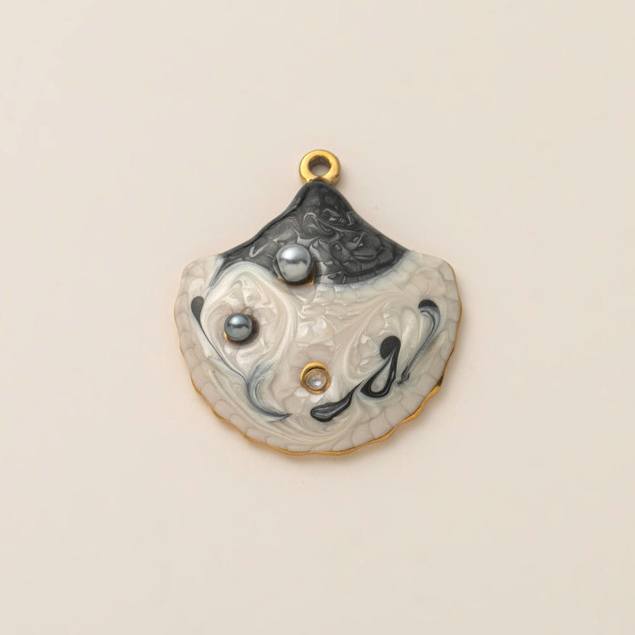 Fashion Ocean Animal Pendant Steel 18K Gold Plated JX252504GK