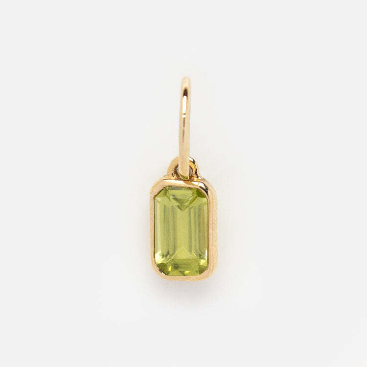 Square Shape 12 Birthstones Pendant Colorful Zircon DIY Charm