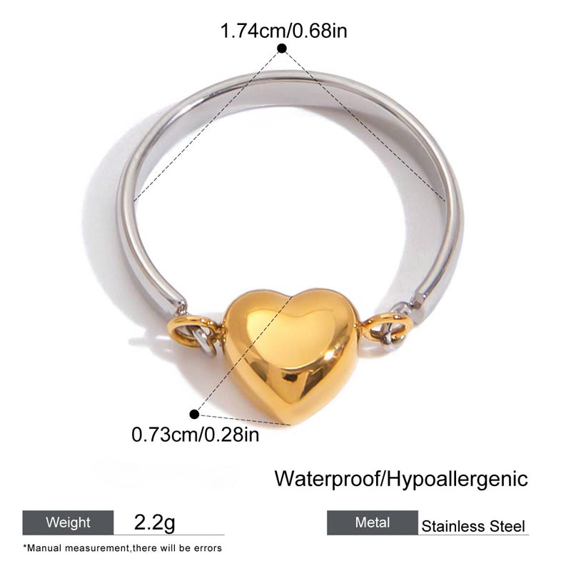 Puff Heart Ring