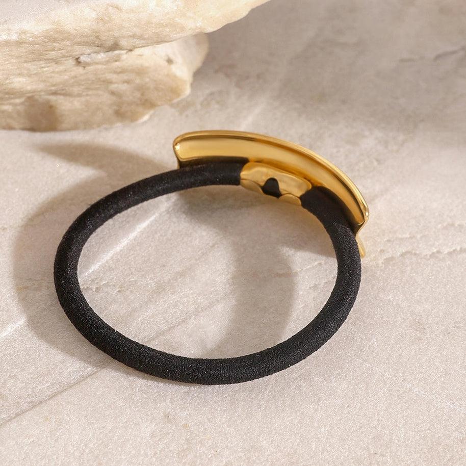 Stainless Steel Hair Tie Ponytail Elastic JXHW2407037