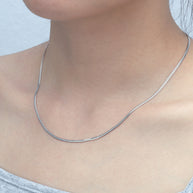 1.8mm Serpentine Chain Necklace