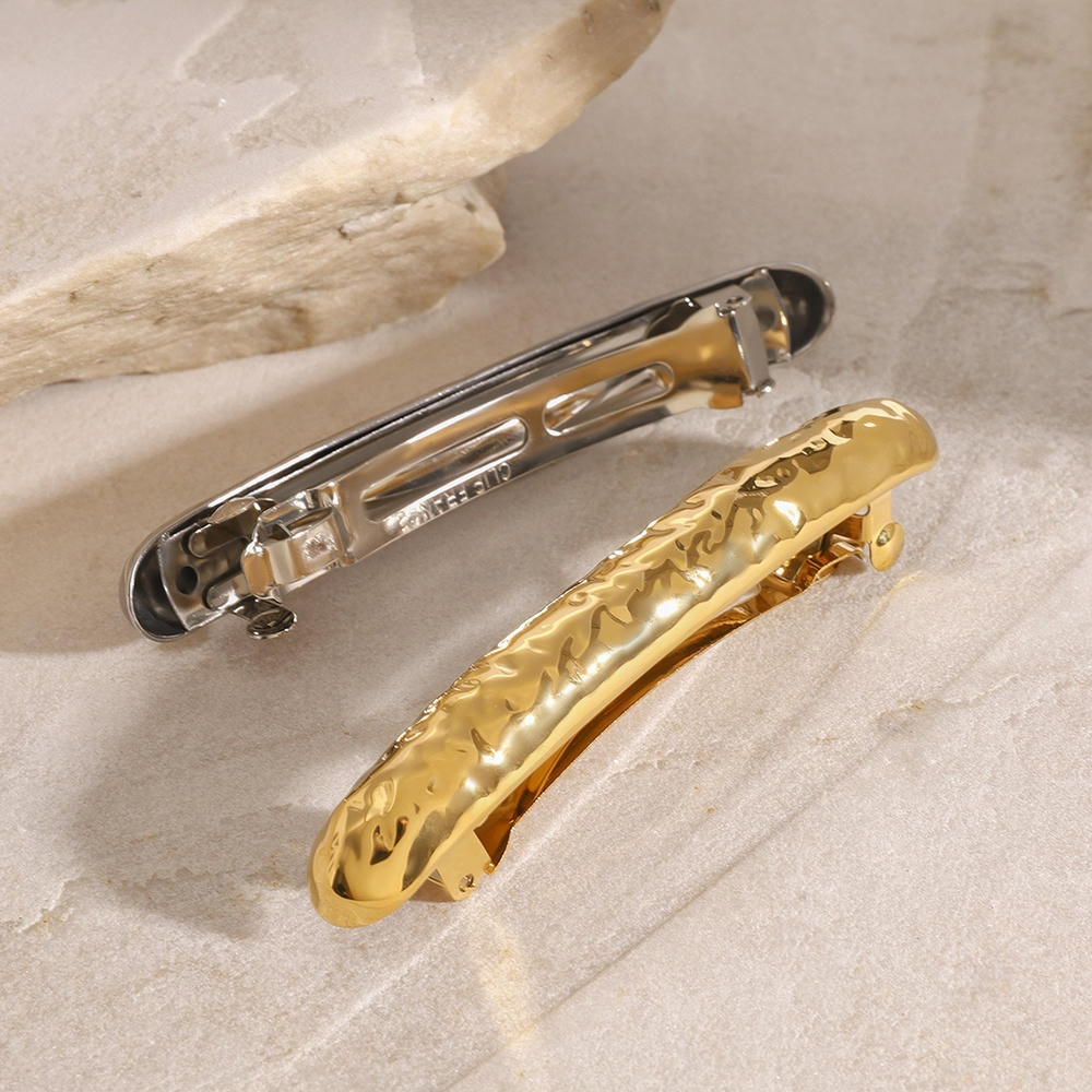 Spring Hair Clip Stainless Steel Barrette JXH2408004