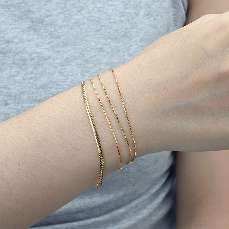1.8mm Serpentine Chain Bracelet
