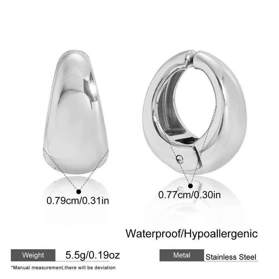 Spring Clip Earrings | No Piercing Luxury | Stainless Steel