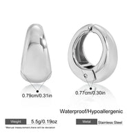 Spring Clip Earrings | No Piercing Luxury | Stainless Steel