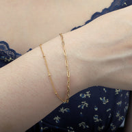 1.5mm Spheres Chain Bracelet