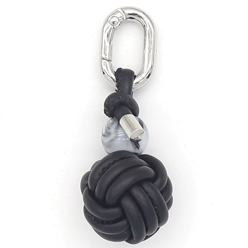 Tael Keychain | PU Braid Ball | DIY Charm for Shoes
