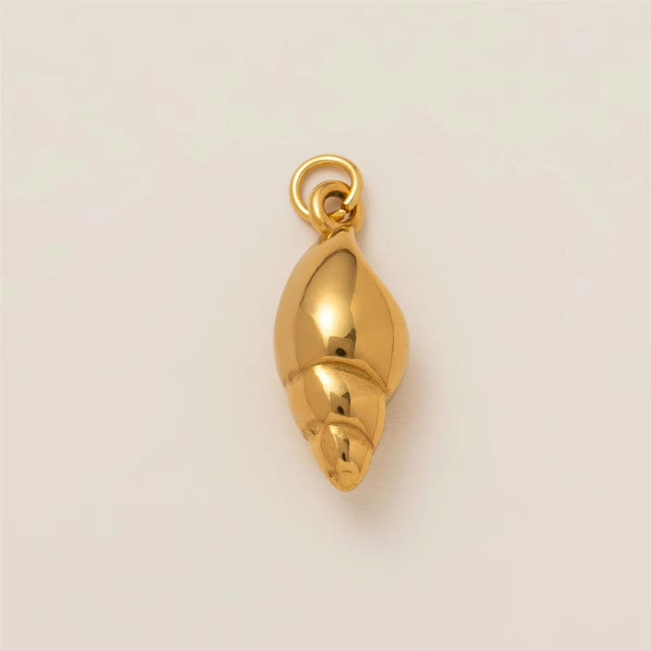 Elegant Steel Pendant 18K Gold Plated Tarnish Resistant DIY
