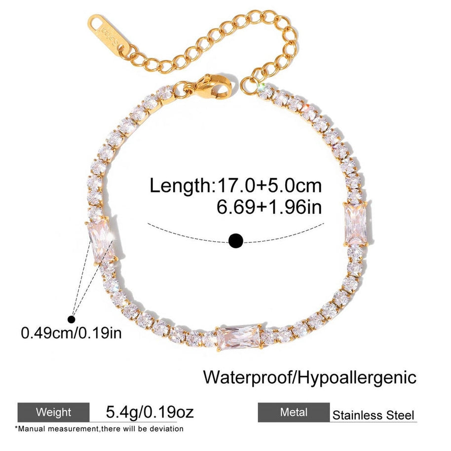 Sparkle Bracelet | Zircon Stainless Steel | Korean Style