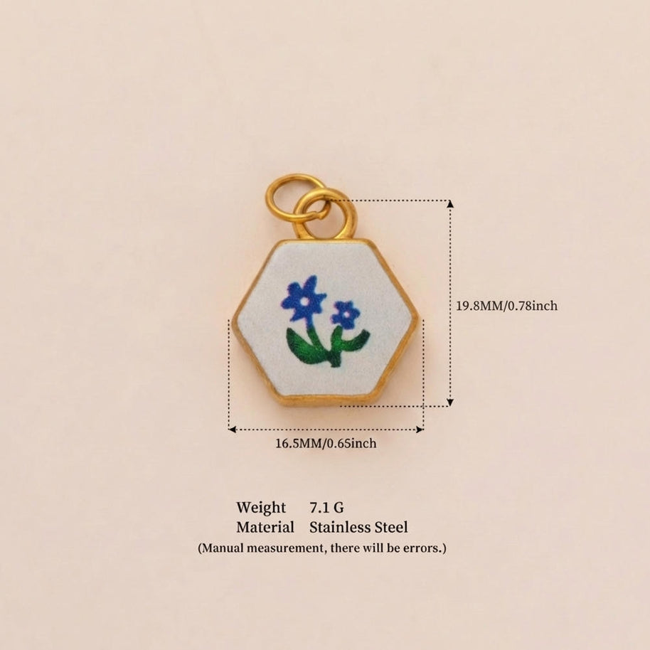 Charm 18K Gold House Print Footwear Decoration JX26041257GK
