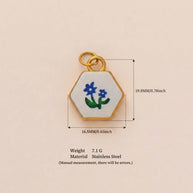 Charm 18K Gold House Print Footwear Decoration JX26041257GK
