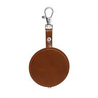 Leather Keychain | Round Bag Charm | Unisex DIY