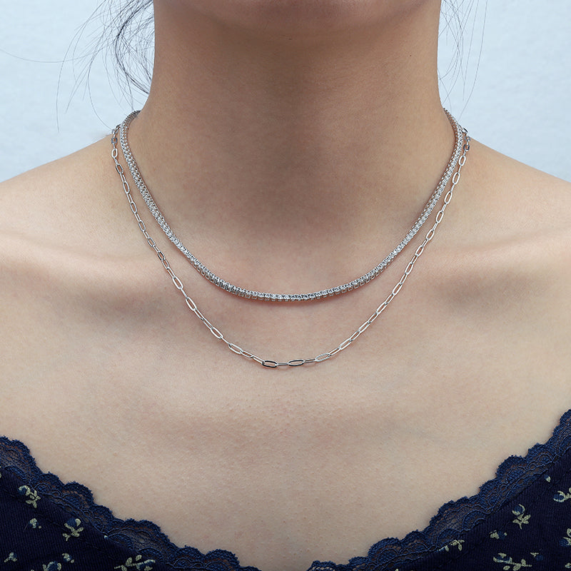 2mm Tennis Necklace