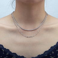2mm Tennis Necklace