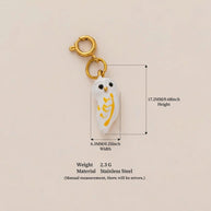 Popular Animal Series Clog Decoration 18K Gold JX26041250GK