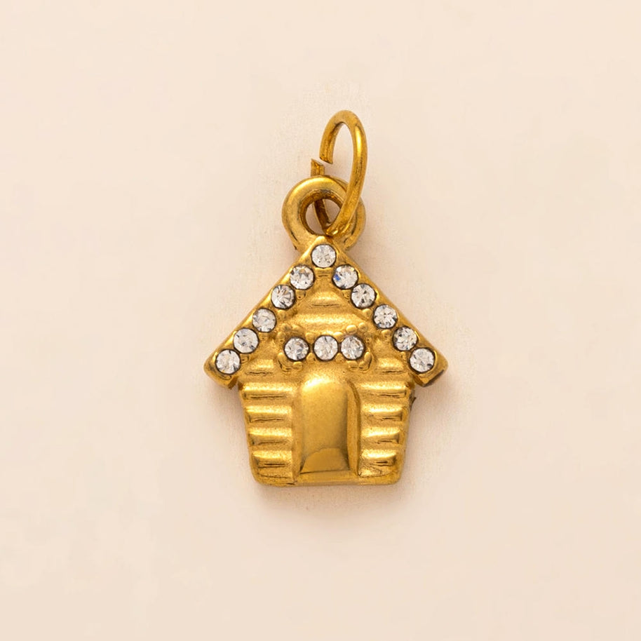 Charming Camera Heart Shoe Trinket 18K Gold JX26041259GK