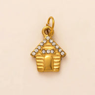 Charming Camera Heart Shoe Trinket 18K Gold JX26041259GK