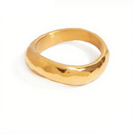 Textured Wave Ring