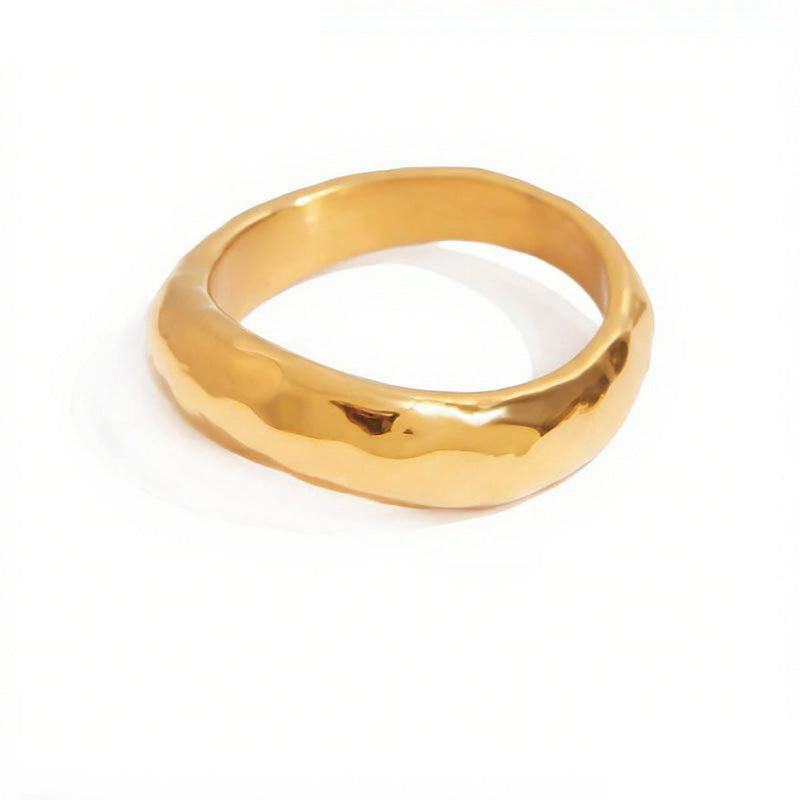 Textured Wave Ring
