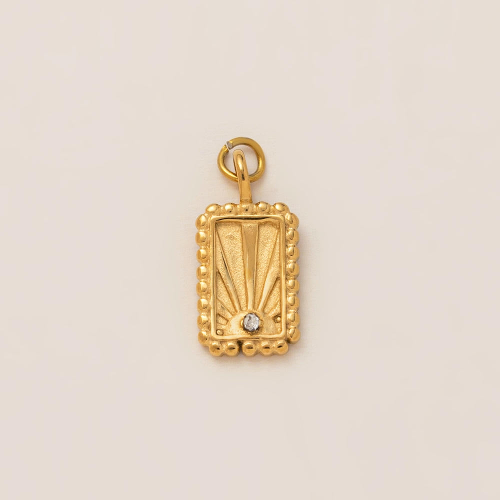 Celestial Evil Eye Hamsa Charms Stainless Steel DIY Pendants