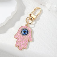Evil Eye Keychain | Vintage Ethnic Charm | Bag Pendant