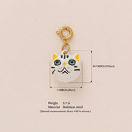 Popular Animal Series Clog Decoration 18K Gold JX26041250GK