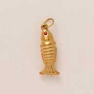Fashion Simple Ocean Beach Pendant Steel 18K Gold Plated