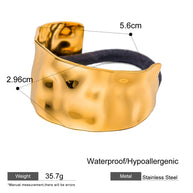 Stainless Steel Hair Tie Ponytail Elastic JXH2407002