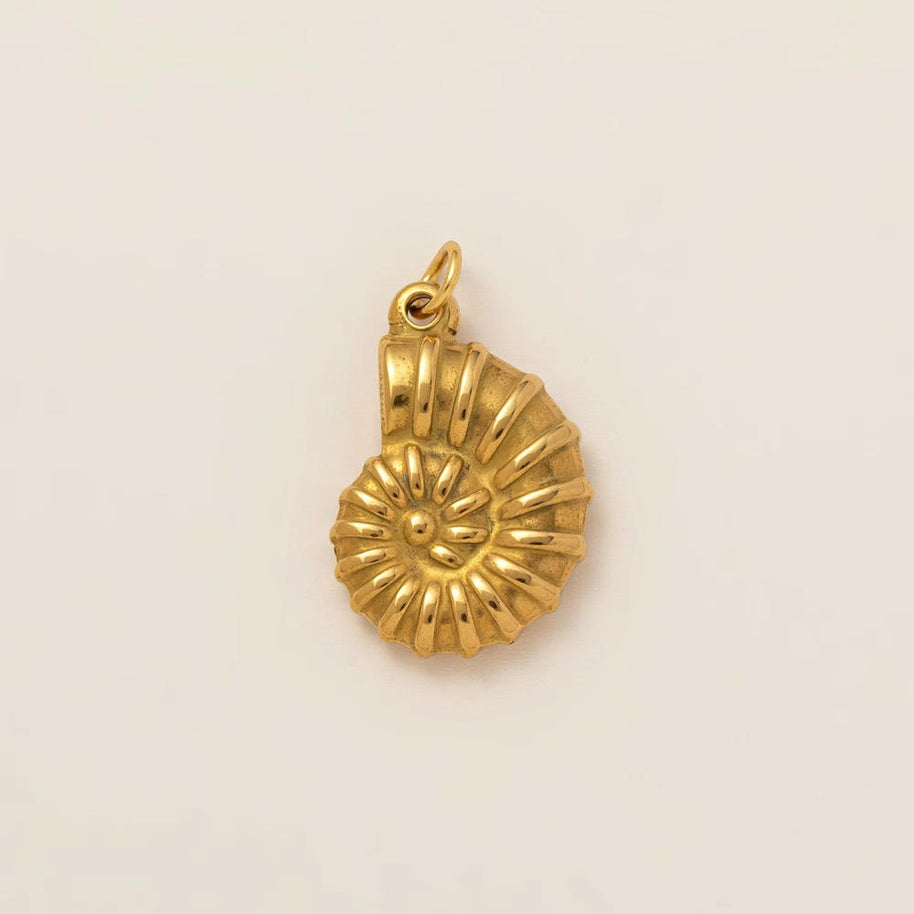 Marine Collection Pendant Steel 18K Gold Plated Wholesale