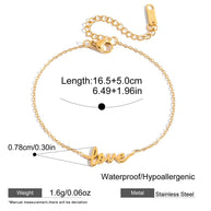 Sugar Cube Bracelet | Heart Charm | Stainless Steel Gift