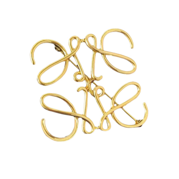 Geometric Square Brooch | Hollow-Out Pin for Coat & Blazer