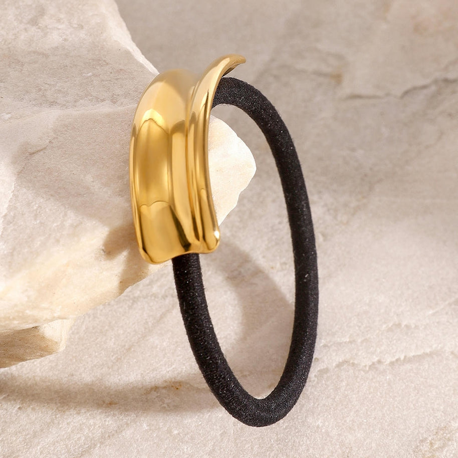 Stainless Steel Hair Tie Ponytail Elastic JXHW2407037