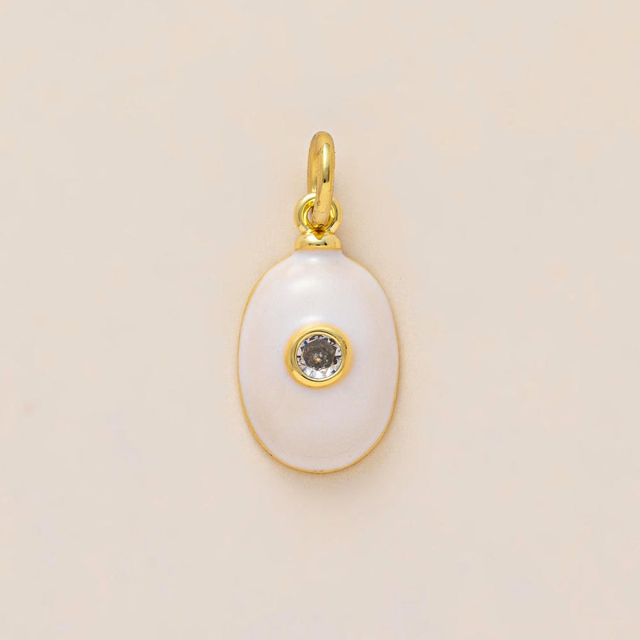 Colorful 12 Birthstones Zircon Charm Round Square DIY