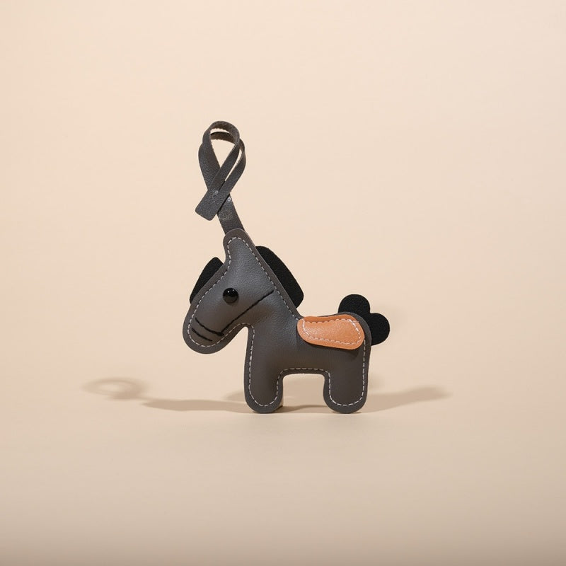 Couple Horse Keychain | Cute PU Leather Bag Charm Gift
