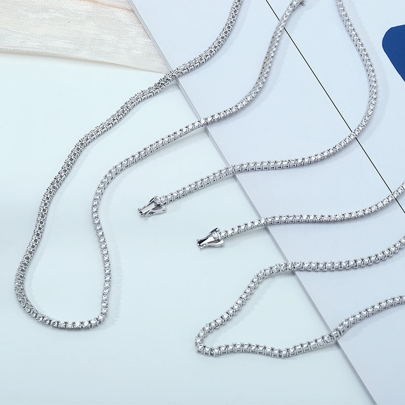 2mm Tennis Necklace