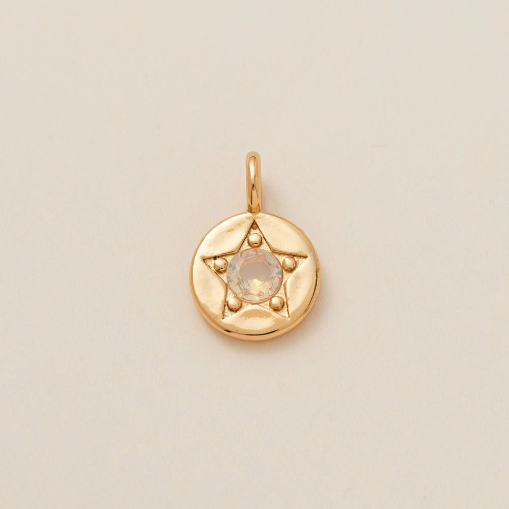 12 Birthstones Charm Adjustable Chain Stainless Steel