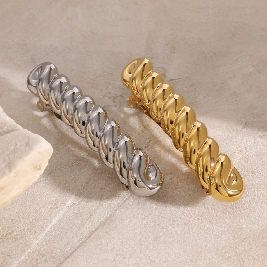 Stainless Steel Hair Clip High End Barrette JXH2408006