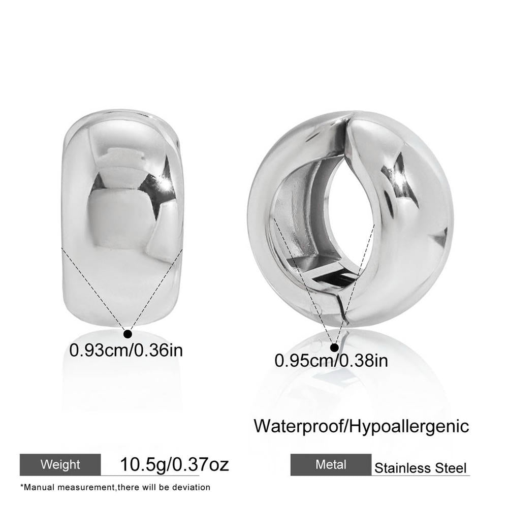 Spring Clip Earrings | No Piercing Luxury | Stainless Steel