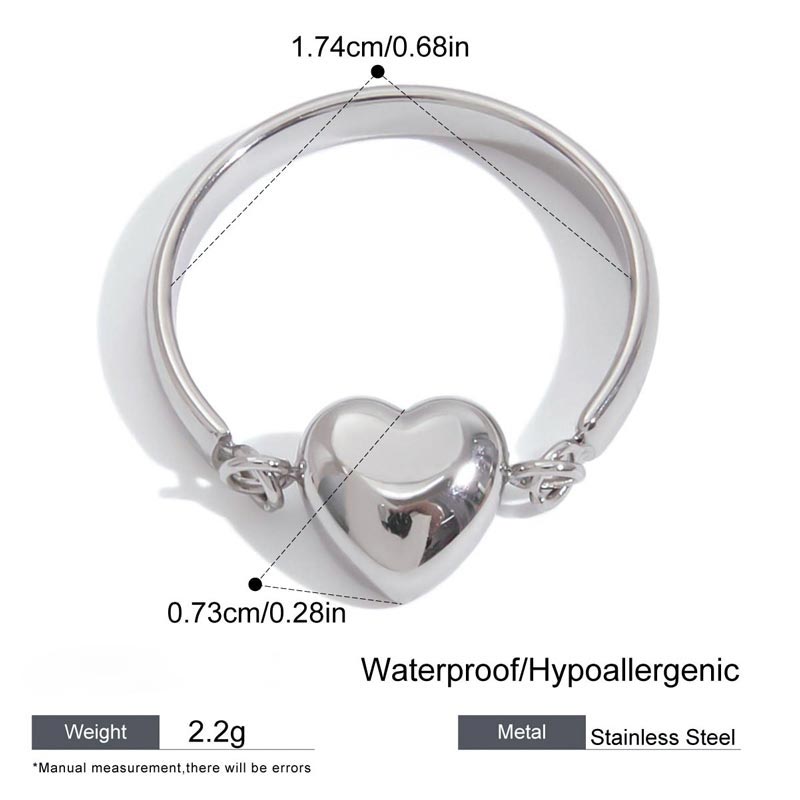 Puff Heart Ring