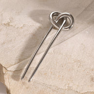 18K Gold Hair Stick Stainless Steel Fork JXH2406015