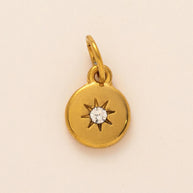 European 12 Months Birthstone Sun Zircon Pendant JX24110506M