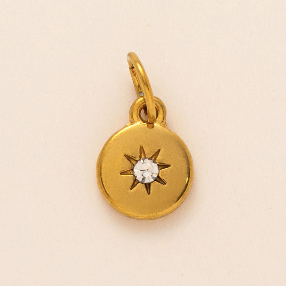 European 12 Months Birthstone Sun Zircon Pendant JX24110506M