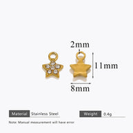New Trendy Butterfly Pendant Full CZ Sparkling JXCY2283