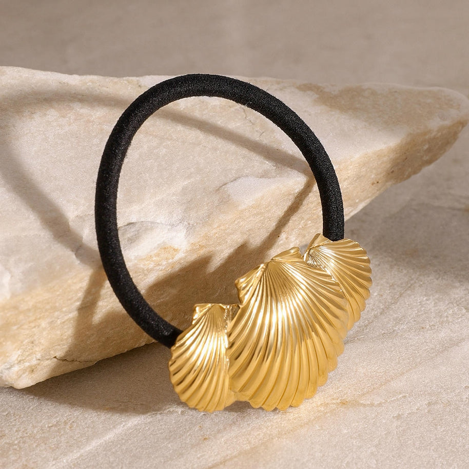 Titanium Steel Hair Tie Ponytail Elastic JXHW2407038